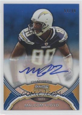 2011 Bowman Sterling - Autographs - Blue Refractor #BSA-MF - Malcom Floyd /99