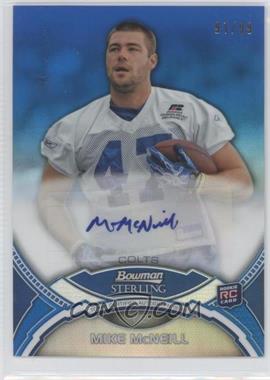 2011 Bowman Sterling - Autographs - Blue Refractor #BSA-MM - Mike McNeill /99