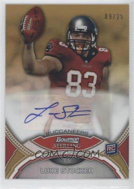 2011 Bowman Sterling - Autographs - Gold Refractor #BSA-LS - Luke Stocker /25