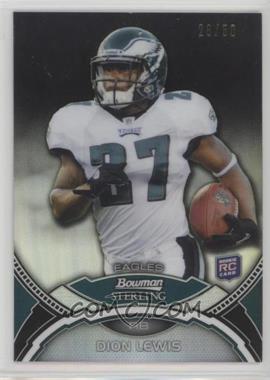 2011 Bowman Sterling - [Base] - Black Refractor #40 - Dion Lewis /50