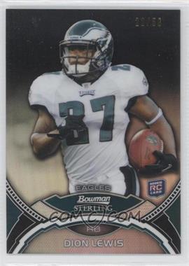 2011 Bowman Sterling - [Base] - Black Refractor #40 - Dion Lewis /50