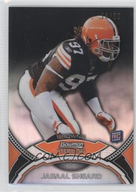 2011 Bowman Sterling - [Base] - Black Refractor #42 - Jabaal Sheard /50