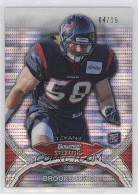 2011 Bowman Sterling - [Base] - Pulsar Refractor #34 - Brooks Reed /15