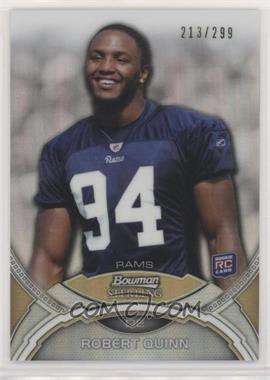 2011 Bowman Sterling - [Base] - Refractor #5 - Robert Quinn /299