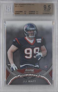 2011 Bowman Sterling - [Base] #3 - J.J. Watt [BGS 9.5 GEM MINT]