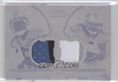 2011 Bowman Sterling - Box Topper Dual Relic - Printing Plate Cyan #BSDR-LY - Mikel Leshoure, Titus Young /1