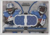 Mikel Leshoure, Titus Young #/75