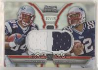 Shane Vereen, Stevan Ridley #/75