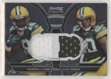 2011 Bowman Sterling - Box Topper Dual Relic #BSDR-CB - Randall Cobb, Alex Green