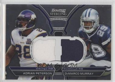 2011 Bowman Sterling - Box Topper Dual Relic #BSDR-PM - Adrian Peterson, DeMarco Murray
