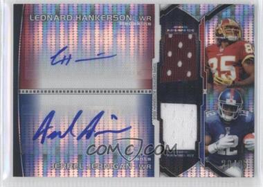 2011 Bowman Sterling - Pulsar Refractor Dual Autograph Dual Relic #BSPDAR-HJ - Leonard Hankerson, Jerrel Jernigan /35