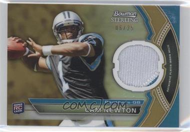 2011 Bowman Sterling - Relics - Gold Refractor #BSR-CN - Cam Newton /25