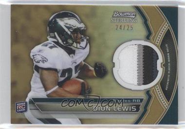 2011 Bowman Sterling - Relics - Gold Refractor #BSR-DL - Dion Lewis /25