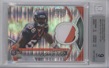 2011 Bowman Sterling - Relics - Pulsar Refractor #BSR-VM - Von Miller /15 [BGS 9 MINT]