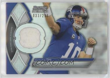 2011 Bowman Sterling - Relics - Refractor #BSR-EM - Eli Manning /299