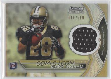 2011 Bowman Sterling - Relics - Refractor #BSR-MI - Mark Ingram /299