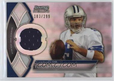 2011 Bowman Sterling - Relics - Refractor #BSR-TR - Tony Romo /299 [Good to VG‑EX]