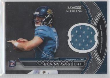 2011 Bowman Sterling - Relics #BSR-BG - Blaine Gabbert