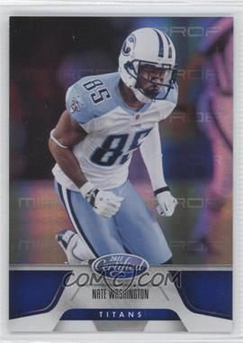 2011 Certified - [Base] - Mirror Blue #145 - Nate Washington /100