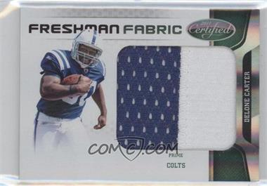 2011 Certified - [Base] - Mirror Emerald Materials Prime #274 - Freshman Fabric - Delone Carter /5