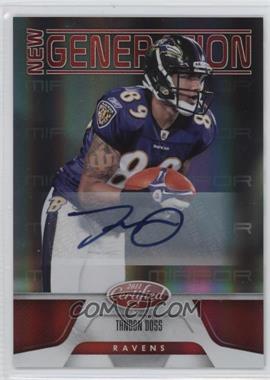2011 Certified - [Base] - Mirror Red #244 - New Generation - Tandon Doss /250