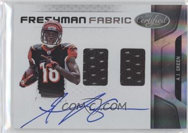 2011 Certified - [Base] #253 - Freshman Fabric - A.J. Green /299