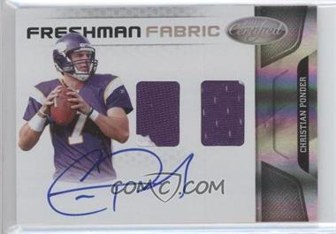 2011 Certified - [Base] #263 - Freshman Fabric - Christian Ponder /299