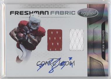 2011 Certified - [Base] #278 - Freshman Fabric - Ryan Williams /499