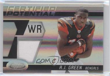 2011 Certified - Certified Potential - Materials Prime #1 - A.J. Green /50