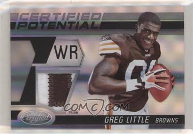 2011 Certified - Certified Potential - Materials Prime #14 - Greg Little /50