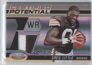 2011 Certified - Certified Potential - Materials Prime #14 - Greg Little /50