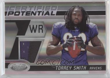 2011 Certified - Certified Potential - Materials Prime #34 - Torrey Smith /50