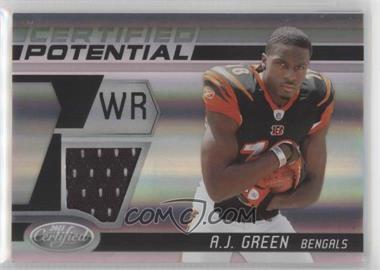 2011 Certified - Certified Potential - Materials #1 - A.J. Green /250
