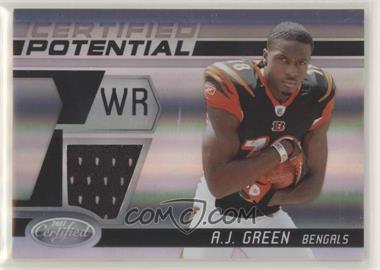 2011 Certified - Certified Potential - Materials #1 - A.J. Green /250