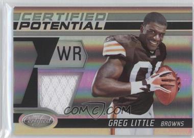 2011 Certified - Certified Potential - Materials #14 - Greg Little /250