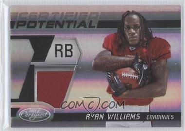 2011 Certified - Certified Potential - Materials #29 - Ryan Williams /250