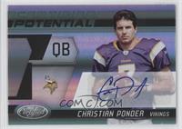 Christian Ponder #/35