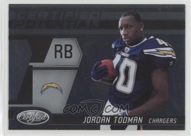 2011 Certified - Certified Potential #19 - Jordan Todman /999 [Noted]