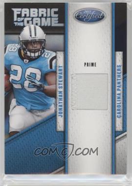 2011 Certified - Fabric of the Game - Prime #17 - Jonathan Stewart /50