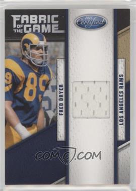 2011 Certified - Fabric of the Game #45 - Fred Dryer /250
