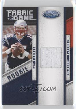 2011 Certified - Rookie Fabric of the Game #9 - Ryan Mallett /250