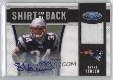 2011 Certified - Shirt Off My Back - Signatures #1 - Shane Vereen /10 [Noted]