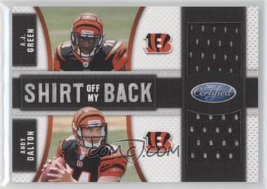 2011 Certified - Shirt Off My Back Combos #1 - A.J. Green, Andy Dalton /100