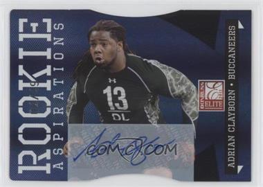 2011 Donruss Elite - [Base] - Aspirations Die-Cut Signatures #103 - Rookie - Adrian Clayborn /49