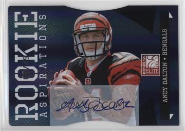 2011 Donruss Elite - [Base] - Aspirations Die-Cut Signatures #108 - Rookie - Andy Dalton /49