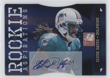 2011 Donruss Elite - [Base] - Aspirations Die-Cut Signatures #139 - Rookie - Clyde Gates /49