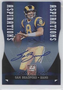 2011 Donruss Elite - [Base] - Aspirations Die-Cut Signatures #90 - Sam Bradford /25