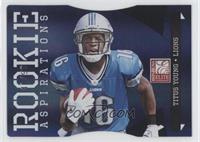 Rookie - Titus Young #/99