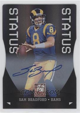 2011 Donruss Elite - [Base] - Status Black Die-Cut Signatures #90 - Sam Bradford /1