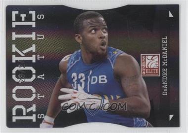 2011 Donruss Elite - [Base] - Status Black Die-Cut #131 - Rookie - DeAndre McDaniel /24